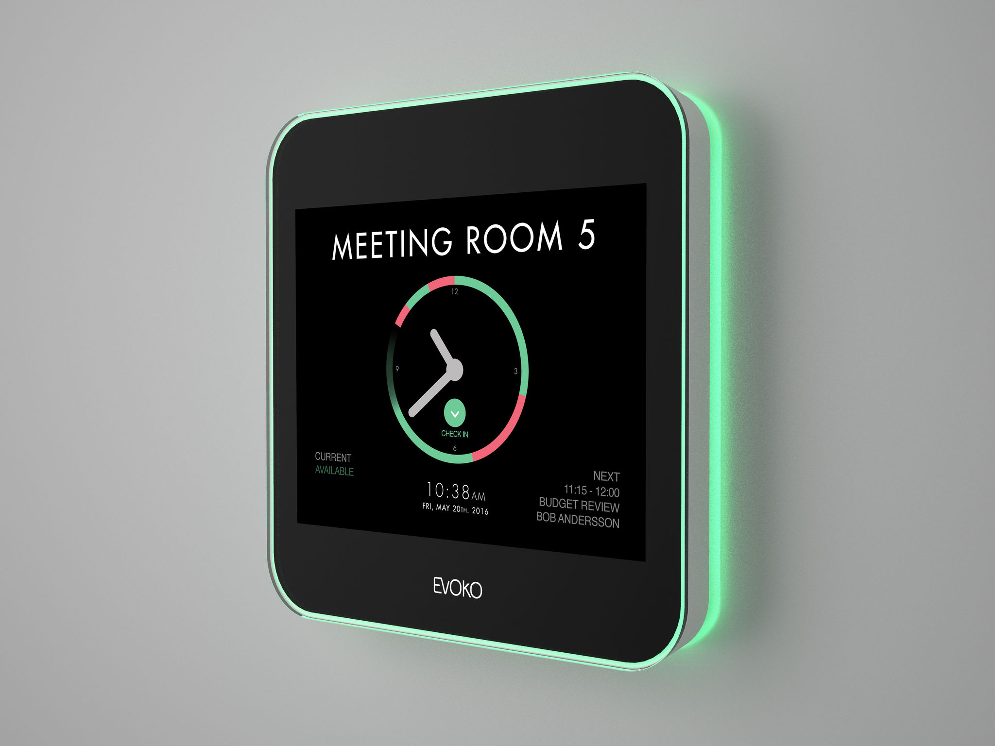 MEETING ROOM SCHEDULER - Evoko meeting room booking UAE and meeting room scheduler UAE